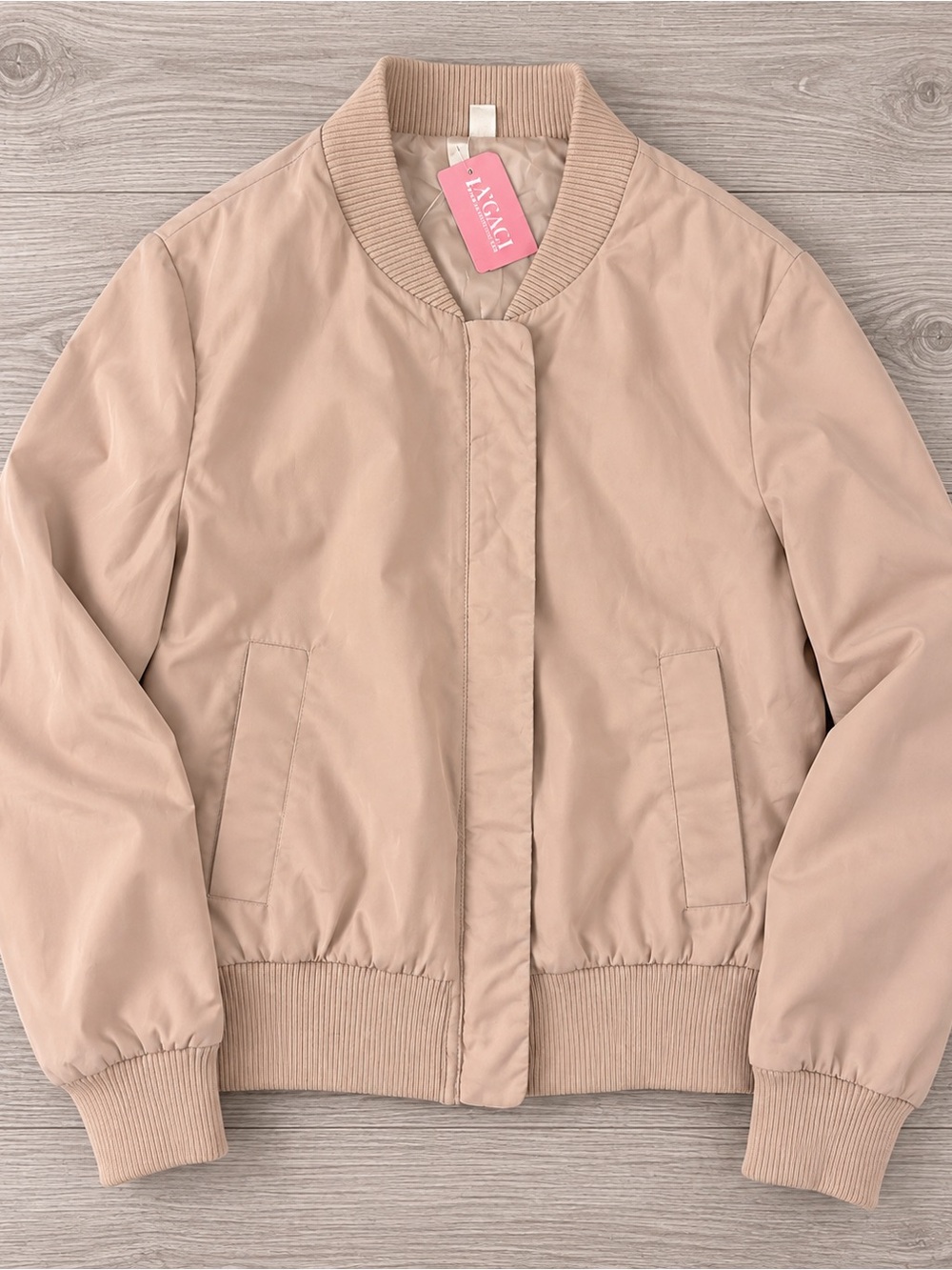 Women's Blush Bomber Jacket - Classic Lightweight Coat